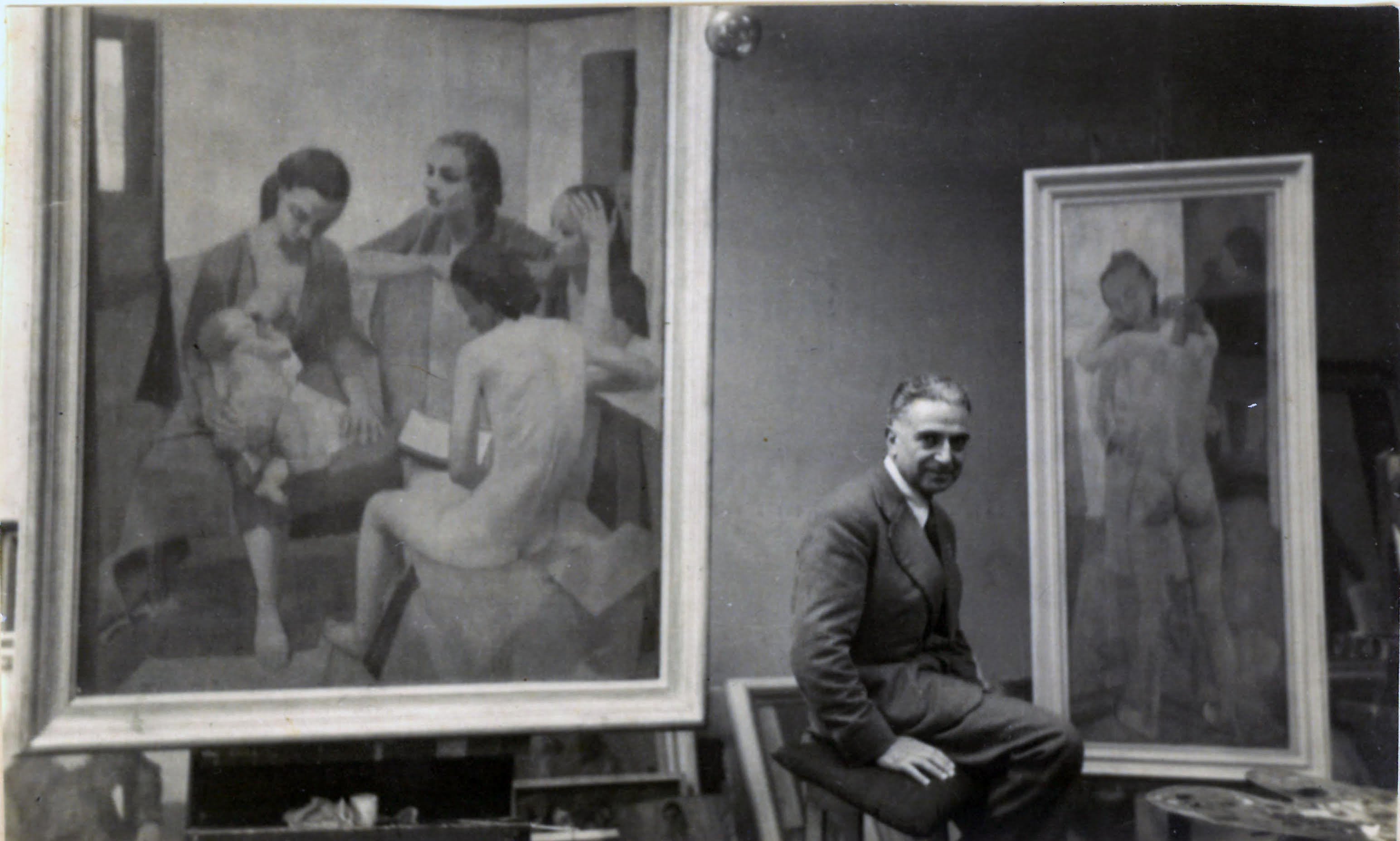 Felice Casorati Al Lavoro Attraverso Le Foto Dell Epoca Chivasso Oggi