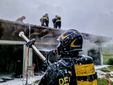 Incendio in un garage di Chivasso