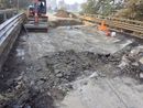 Proseguono i lavori per la riapertura del ponticello sul Rivo Cravan a Volpiano
