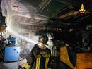 Incendio in un garage di Leinì, rogo spento dai Vigili del fuoco Incendio in un garage di Leinì, rogo spento dai Vigili del fuoco