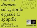 La locandina preparata dalla Regione per ricordare il 25 Aprile La locandina preparata dalla Regione per ricordare il 25 Aprile