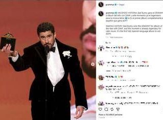 Grammy 2026, Bad Bunny Miglior Album e Billie Eilish canzone dell'Anno Grammy 2026, Bad Bunny Miglior Album e Billie Eilish canzone dell'Anno