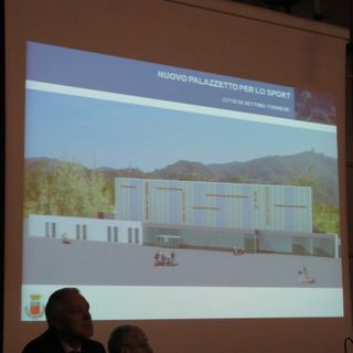 Settimo, &quot;Eccco a voi il nuovo Palazzetto dello Sport&quot;