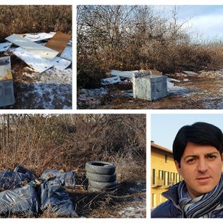 Brandizzo, discarica abusiva al depuratore