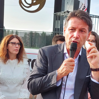 Giuseppe Conte a San Mauro (ph. Tancredi Pistamiglio)