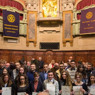 La consegna delle borse di studio del Rotary