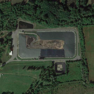 La discarica vista dal satellite