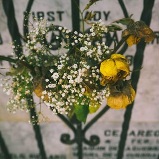 Cimiteri chiusi a Settimo. I fiorai e gli addetti del cimitero portano i fiori ai defunti