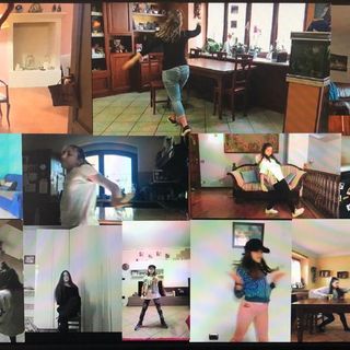 Una delle lezioni di danza on line