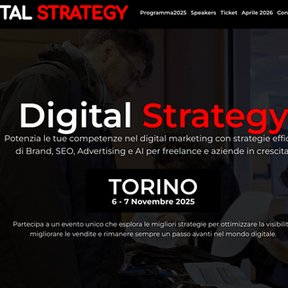 Digital Strategy Torino 2025: l’evento dedicato al marketing digitale torna il 6 e 7 novembre