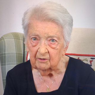 Giovanna Pons durante l'intervista del 2022 inclusa nel docufilm a lei dedicato
