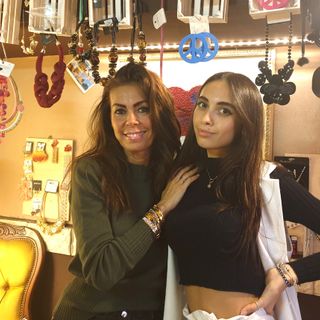 Milena Fiori con la figlia Rebecca