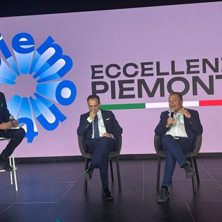 Il presidente della Regione Alberto Cirio con l’assessore Paolo Bongioanni