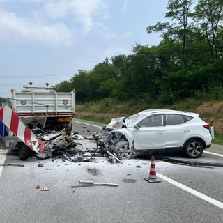 Brutto incidente sulla Torino-Aosta: una persona ferita e autostrada chiusa