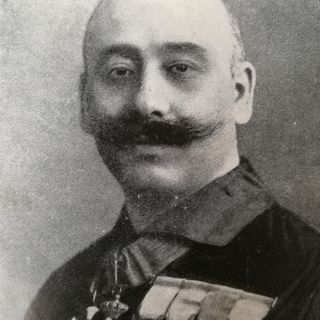 foto d'epoca di gerarca fascista