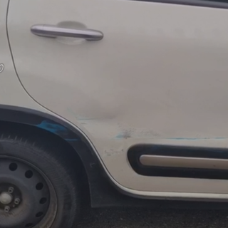 Auto danneggiata dopo alcuni incidenti