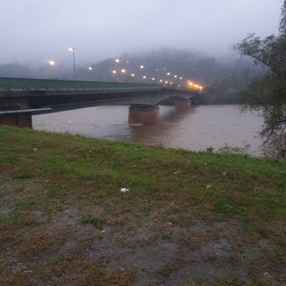 La situazione del Po a Chivasso