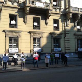 Flash mob davanti alla sede Ascom Torino