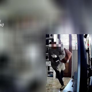 ripresa di un furto in abitazione