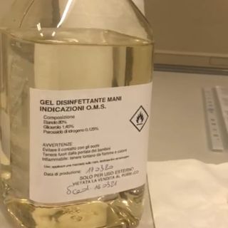 Coronavirus, in otto giorni Arpa ha prodotto più di mezza tonnellata di gel igienizzante