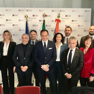 alberto cirio e la giunta regionale