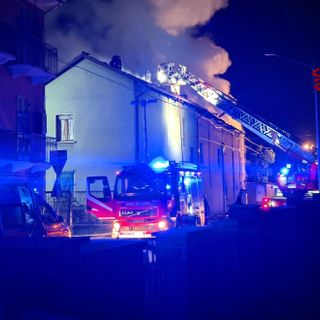 Intervento dei vigili del fuoco