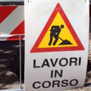 lavori in corso - foto d'archivio
