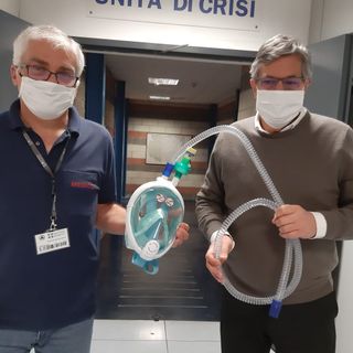 Distribuite negli ospedali maschere Decathlon adatte per le terapie respiratorie