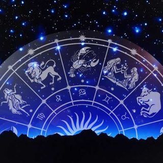 Zodiaco con i segni delle stelle
