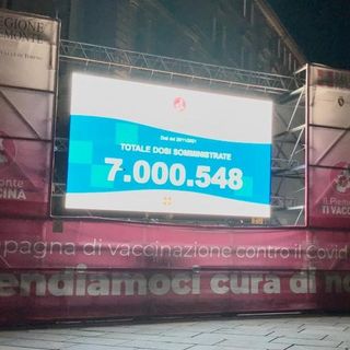 Covid, in Piemonte superata quota 7 milioni di vaccinazioni