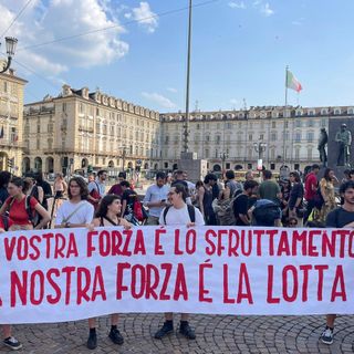 Protesta sindacale in piazza