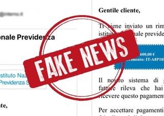 Clicca il link per ottenere il bonus Inps da 600 euro, ma è l'ennesima truffa