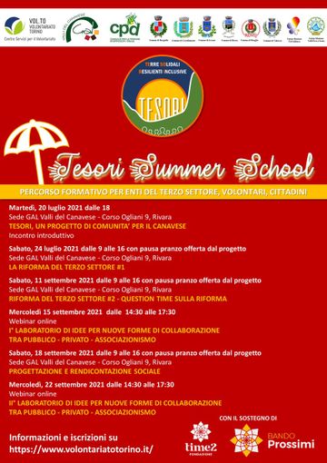 Tesori, un progetto di Comunità per il Canavese