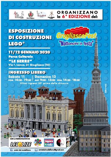 Grugliasco: due giorni dedicati al mondo dei mattoncini LEGO®