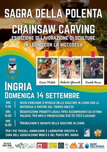 Torna a Ingria con tante novità la Sagra della polenta