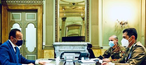 Cirio e il generale Figliuolo Cirio e il generale Figliuolo