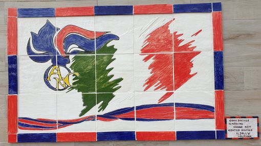 Volpiano, il murale del "Jolly" nella sede dell'Associazione nazionale carabinieri Volpiano, il murale del "Jolly" nella sede dell'Associazione nazionale carabinieri