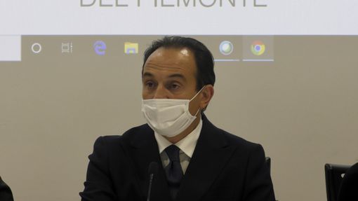 Il presidente Cirio