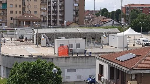 Battuta d'arresto per il Covid, si smontano le tende militari all'ospedale di Chivasso