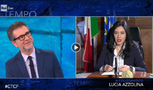 Scuola, la ministra Azzolina da Fazio: "Tutti ammessi non significa tutti promossi alla Maturità" Scuola, la ministra Azzolina da Fazio: "Tutti ammessi non significa tutti promossi alla Maturità"