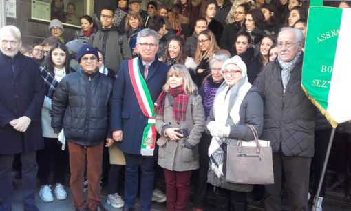 Le "pietre d'inciampo" per Abramo e Rosa Segre Le "pietre d'inciampo" per Abramo e Rosa Segre