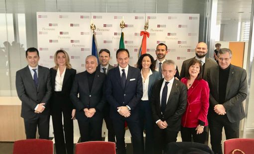 alberto cirio e la giunta regionale