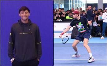 "Un allenamento con Sinner per il mio compleanno": viaggio nelle Atp Finals con lo sparring dei campioni