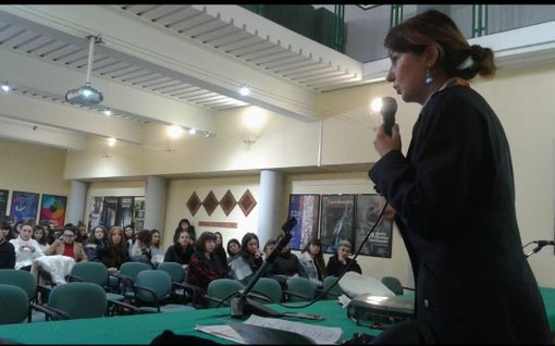 Un momento della lezione