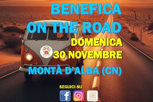 Montà d’Alba: domenica 30 novembre torna l’energia di BENEFICA ON THE ROAD! Montà d’Alba: domenica 30 novembre torna l’energia di BENEFICA ON THE ROAD!