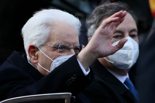 sergio mattarella e mario draghi sergio mattarella e mario draghi