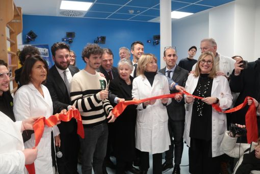 Inaugurati da Pecco Bagnaia i nuovi spazi del Regina Margherita Inaugurati da Pecco Bagnaia i nuovi spazi del Regina Margherita