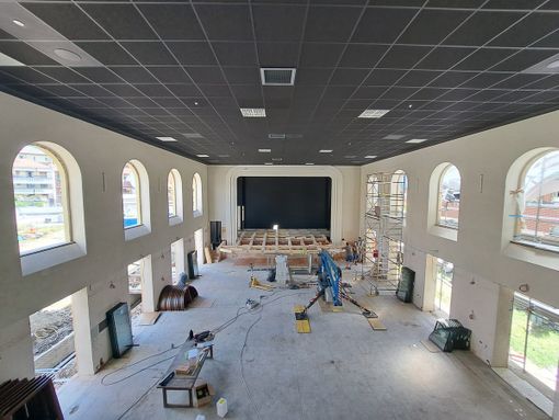 Chivasso, avanzano i lavori al Teatro ex Cinecittà: raggiunto il 60% del recupero