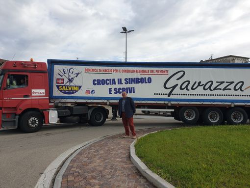 Il candidato Gianluca Gavazza a Castelrosso