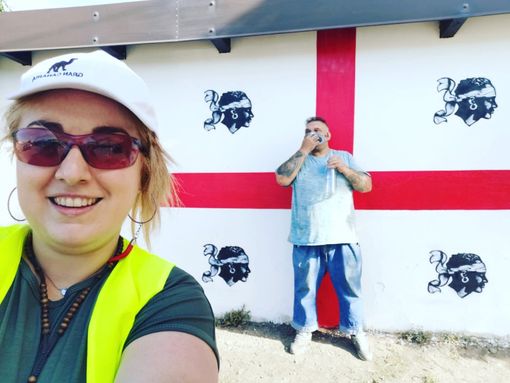 Beinasco: graffiti con il cuore Beinasco: graffiti con il cuore